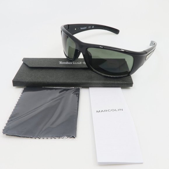 Timberland Other - TIMBERLAND TB7127 01N 63mm Black/Green Lenses Wrap New Sunglasses.
